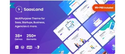 SaasLand 3.3.7 – MultiPurpose WordPress Theme for Saas & Startup