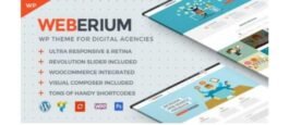 Weberium 1.16 – Responsive WordPress Theme Tailored for Digital Agencies
